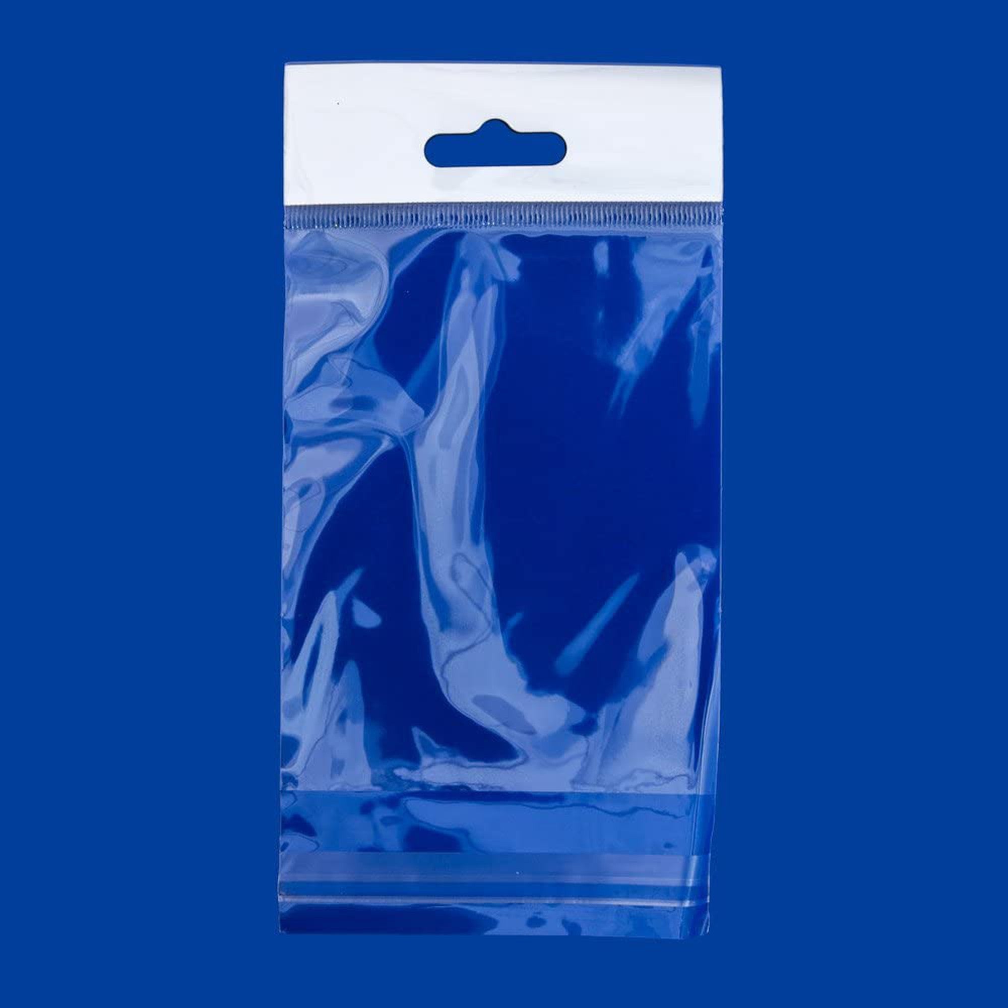 Polyprop Cellophane Selfseal Bags 6x13.5cm Euro Slot Hanging 100pack