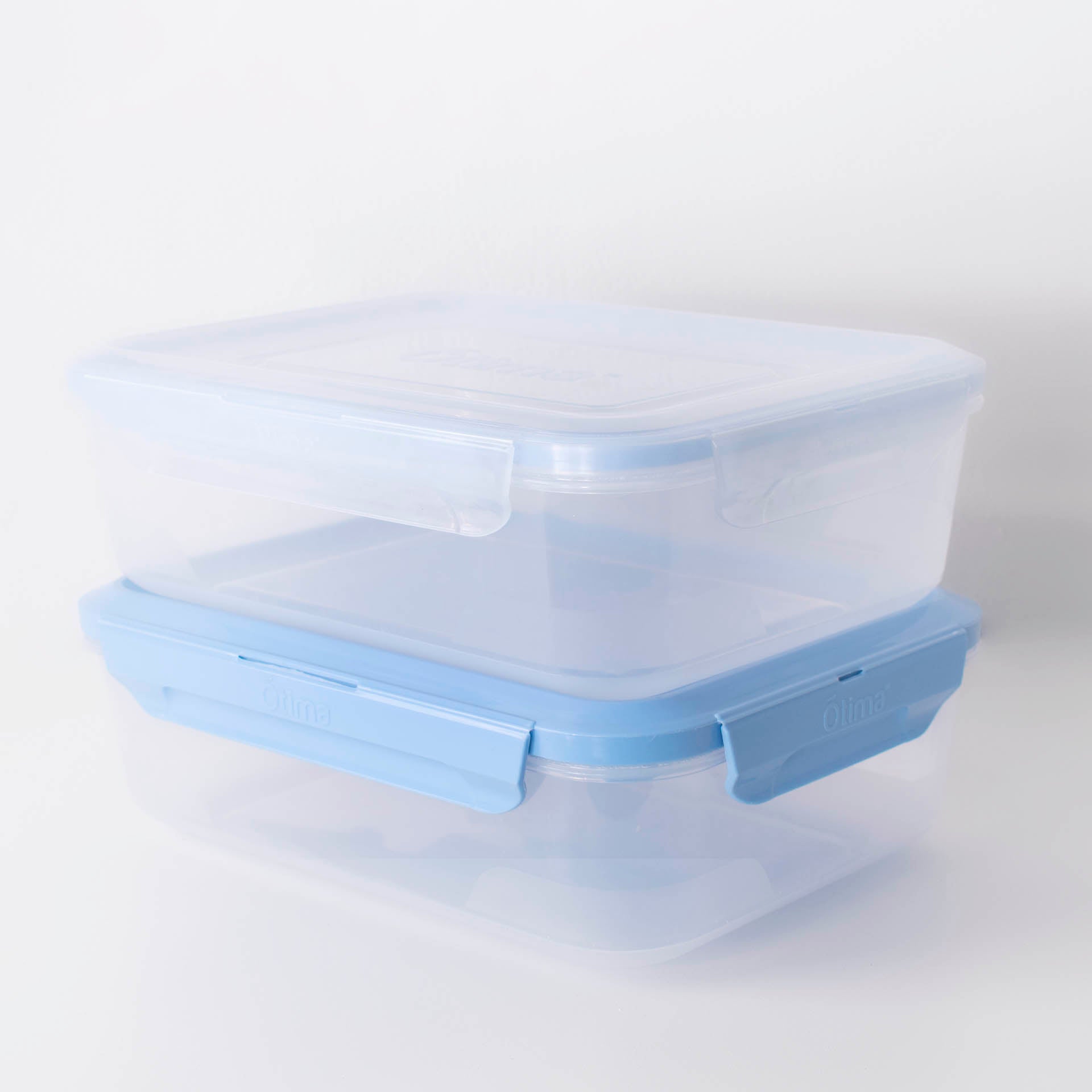 Otima Quatro Rectangular Lunch Box 3.5L Clear