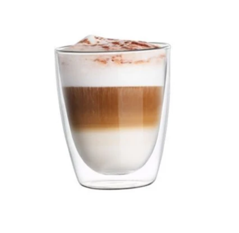 Barista Double Wall Café Latte Coffee Cup 270ml 2pc 10245