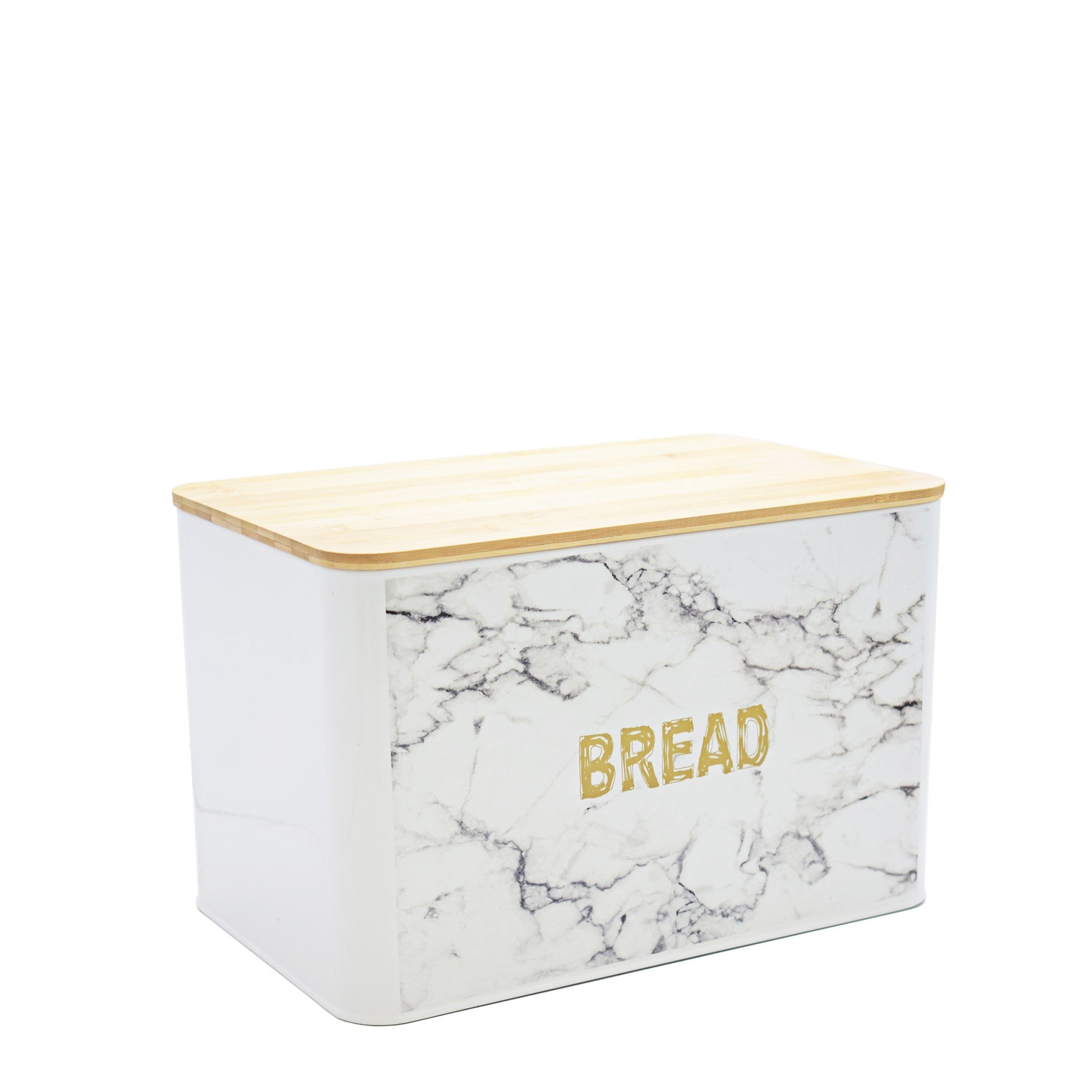 Aqua Bread Bin Marble Gold Decal Bread 26494