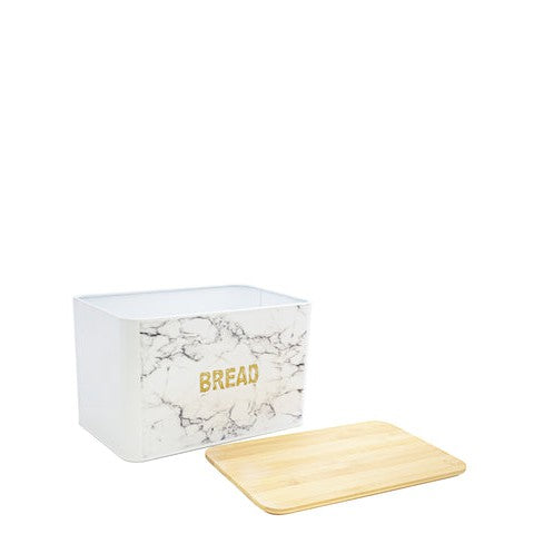 Aqua Bread Bin Marble Gold Decal Bread 26494