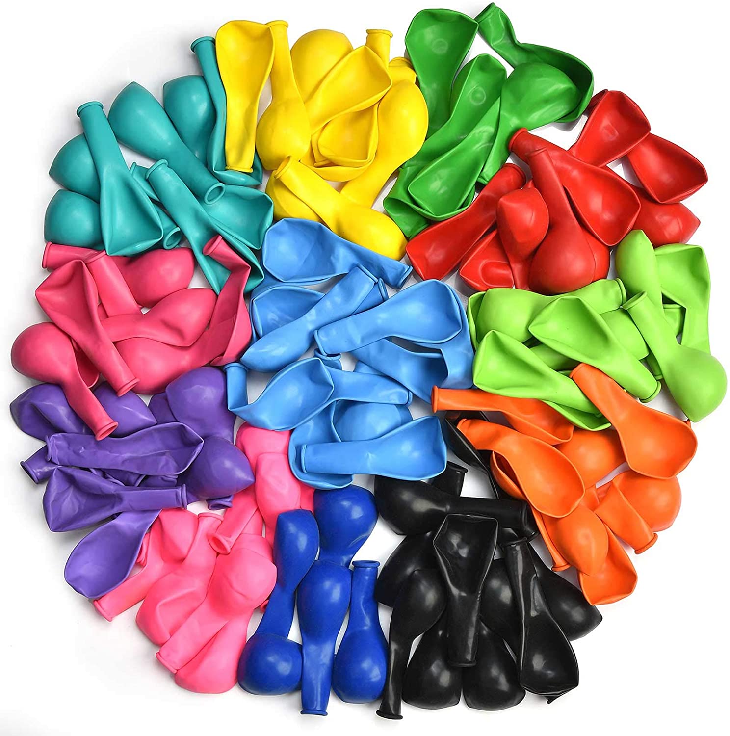 Party Latex Balloons 12inch Standard 10pack