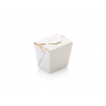 Noodle Food Lunch Box 500ml Base White Paper 5pack