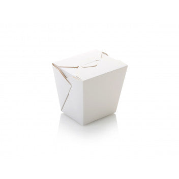 Noodle Food Lunch Box 750ml Base White Paper 5pack