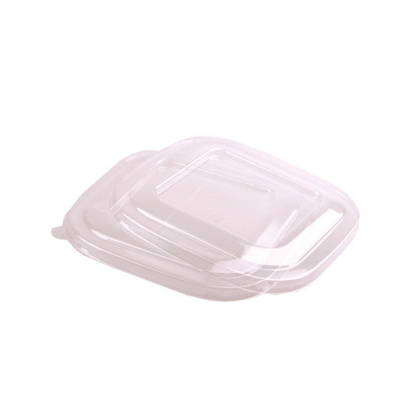 Multifit PET Lid Clear for 880ml Microwaveable Square Bowl 10Pack