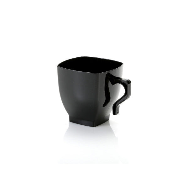 Coffee Mug 250ml Black PP Plastic 12pack