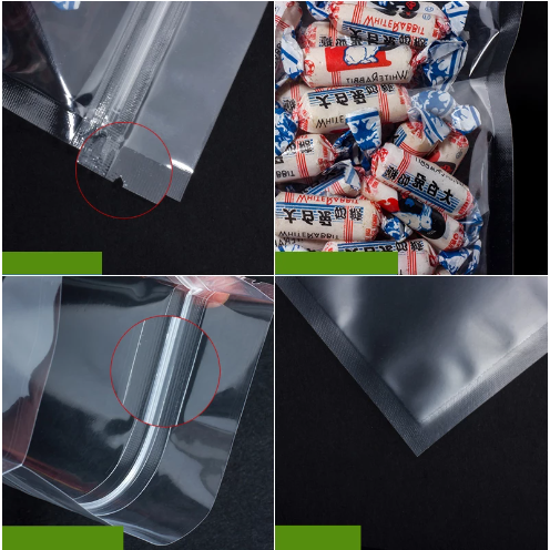 Zip Lock Resealable Bags Clear 12x19cm 150g 25pack