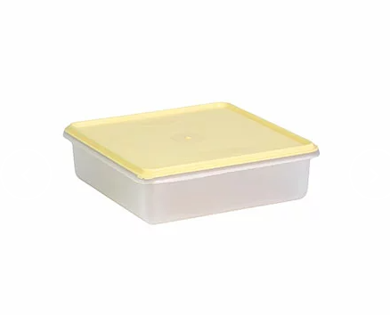 Plastic Food Saver 4.3L Square with Clip Tight Lid