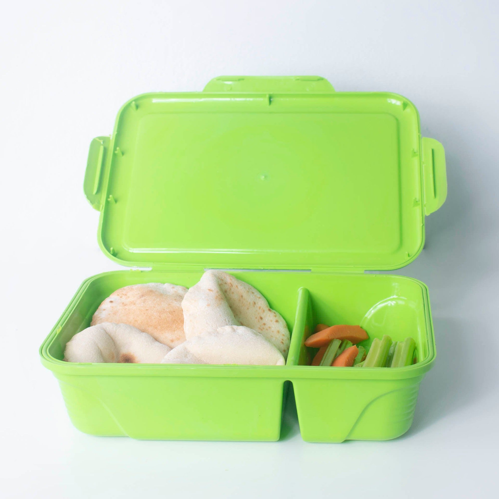 Otima Plastic Lunch Box 1.9L Flip-Top with Division