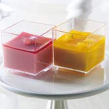 Acrylic Mini Dessert Cup Square 10pack