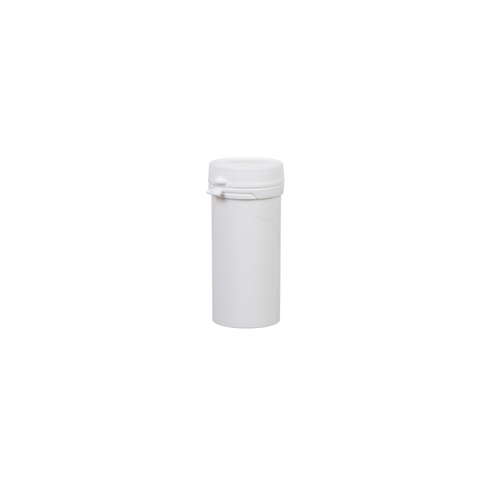 77ml Securitainer White Plastic Container with Lid 35x82 10Pack