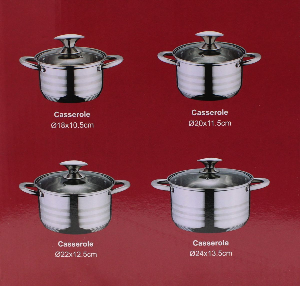 Delica 8pc Pot Set 8pcs 12938-P616