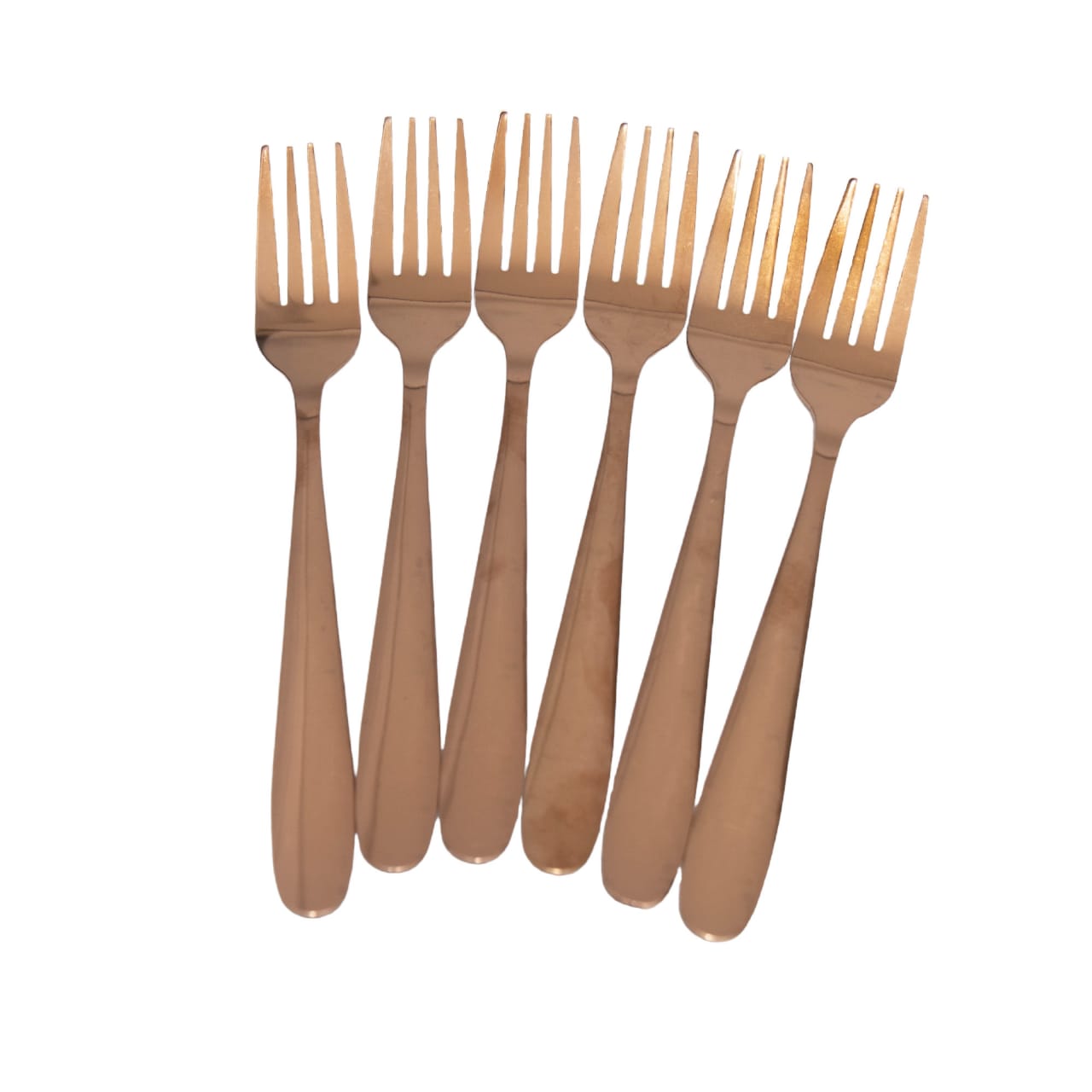 Forks Teardrop Rose Gold Stainless Steel 6pcs CT697-6