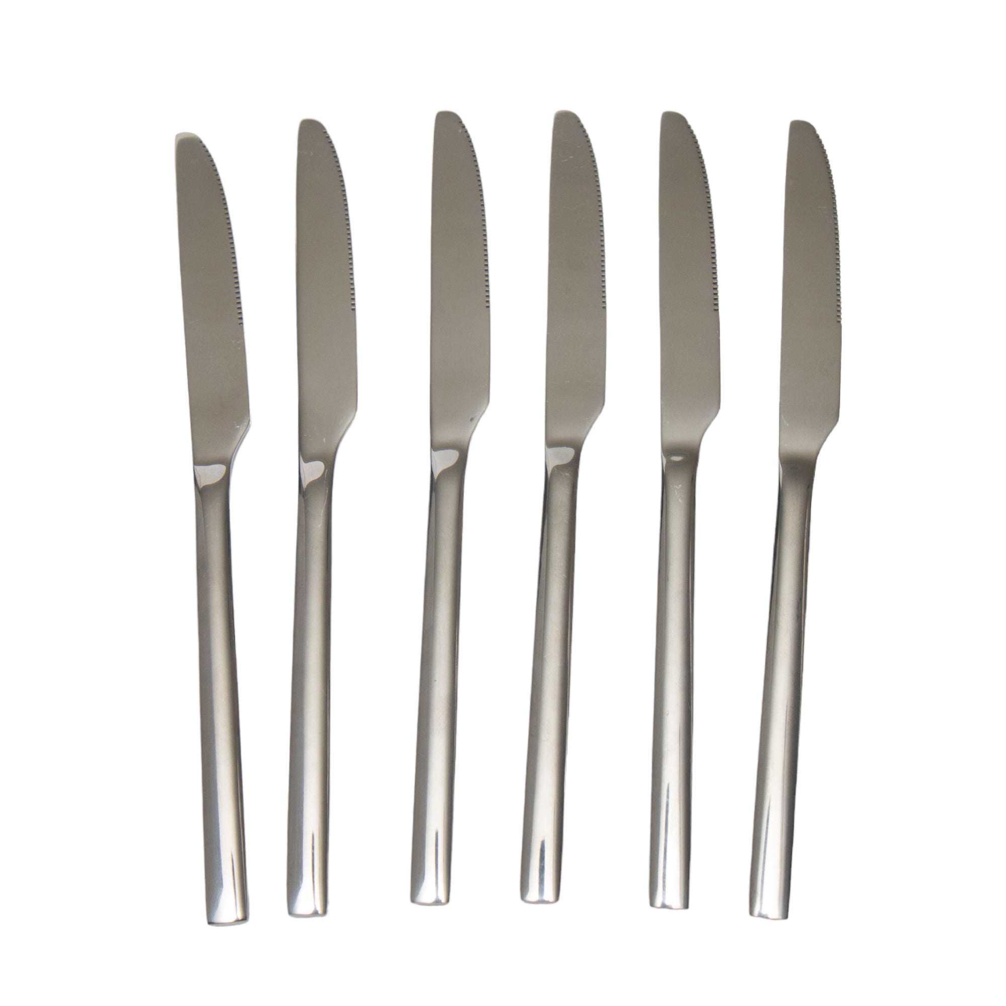 Stainless Steel Knife 6pcs Square Handle CT787
