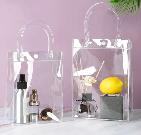 PVC Gift Bag Transparent with Handle