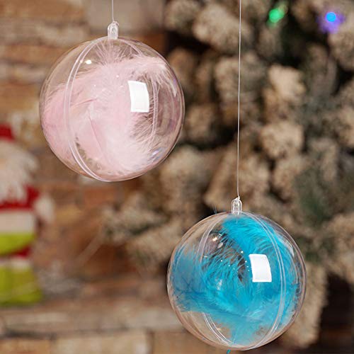 Acrylic Clear Plastic Ball Bubble Ornaments Assorted