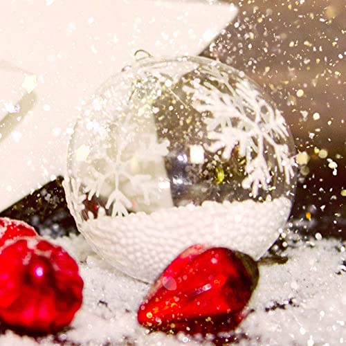 Acrylic Clear Plastic Ball Bubble Ornaments Assorted