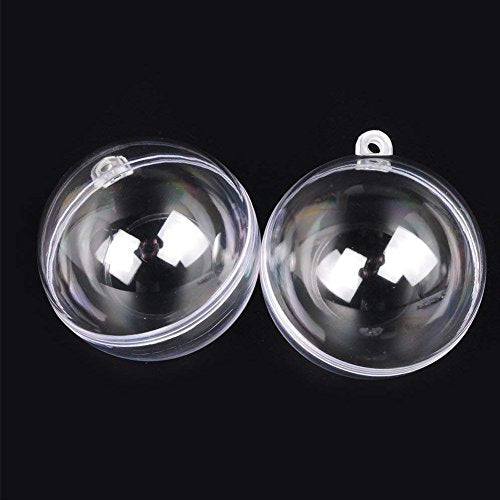 Acrylic Clear Plastic Ball Bubble Ornaments Assorted