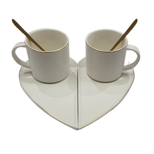 Ceramic Tea Cup & Saucer 6pc Set SGN2469