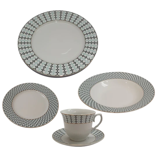 Porcelain Dinner Set 47pc SGN2451