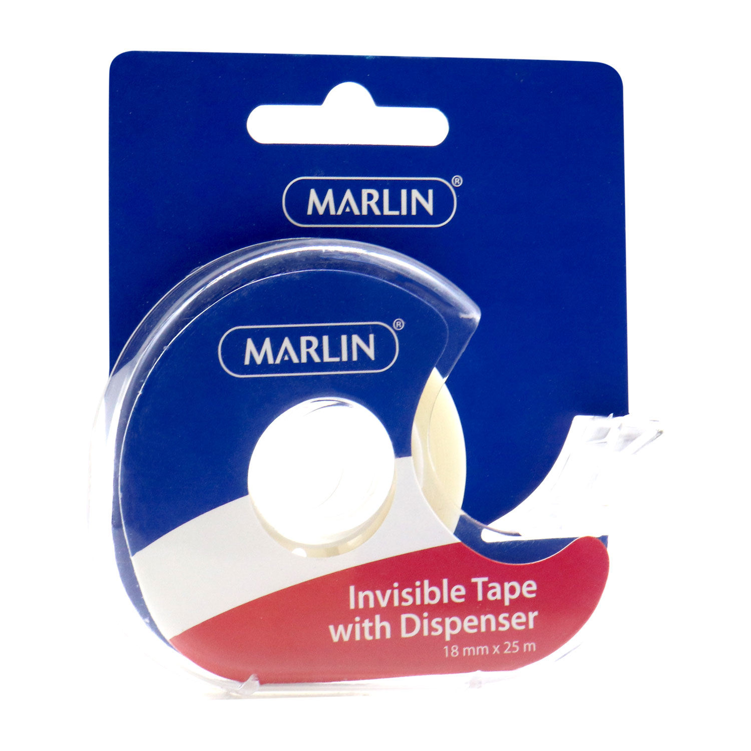 Marlin Clear Tape with Dispenser 18mm 6009699518470