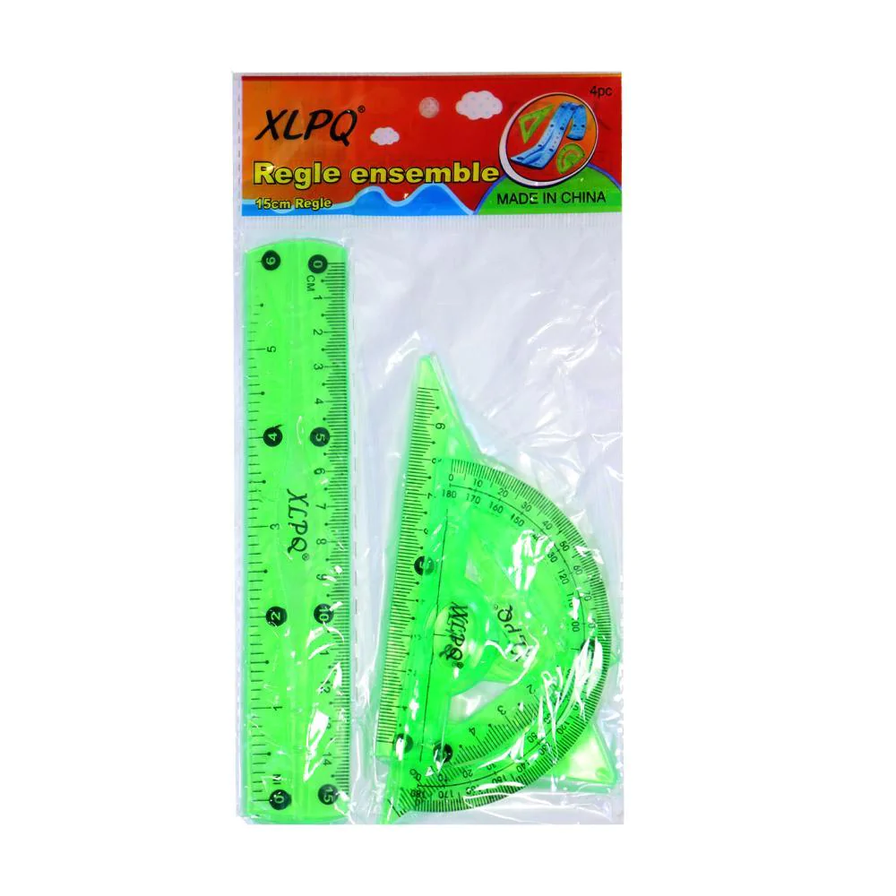 Reagle Geometry Ruler Set Soft 3pc Set