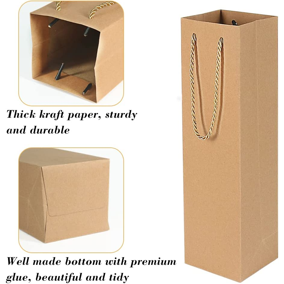 Kraft Gift Bottle Bag 39x12x9cm