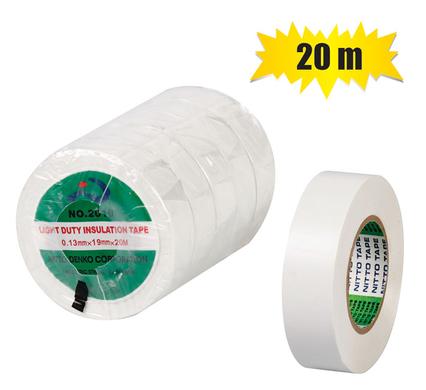 Zenith Insulation Tape Nitto White 19mmx20m
