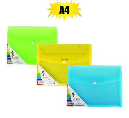 PVC Display Envelope File A4 Single