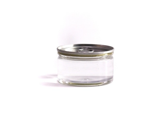 550ml Plastic Tub Can with Aluminium Can Lid Tuna Container