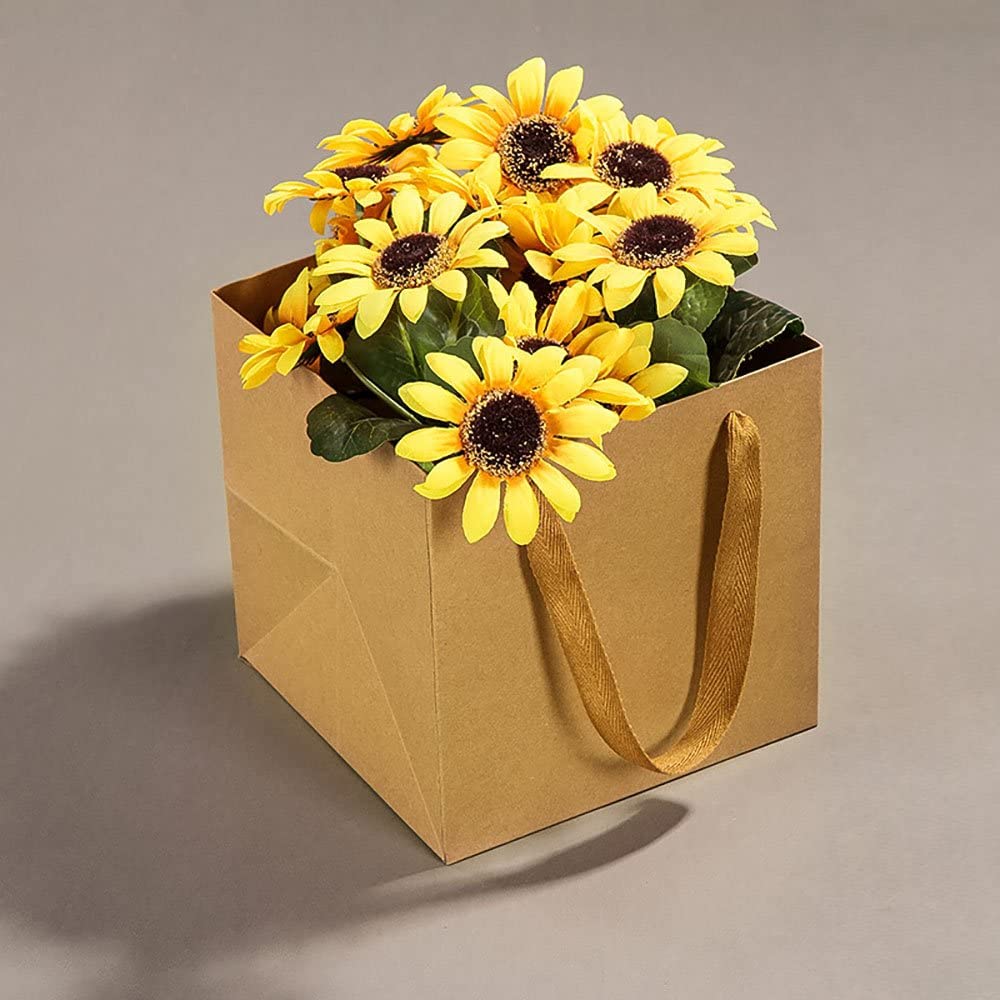 Kraft Paper Gift Box Bag 20x20x13cm