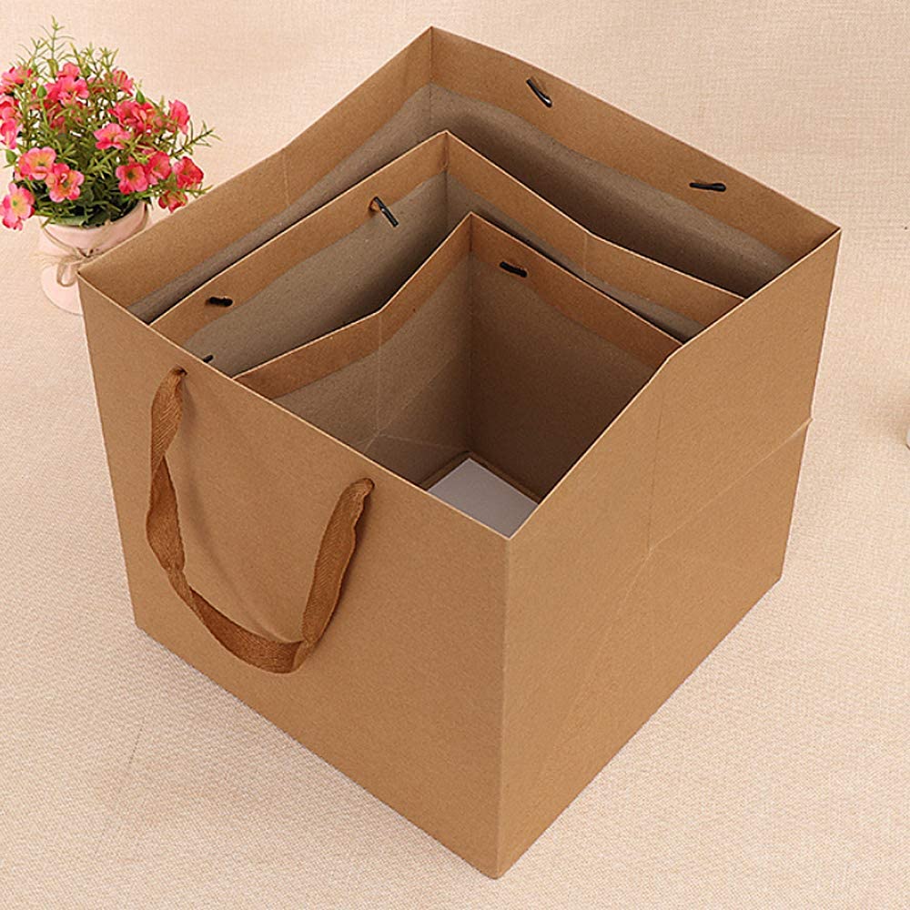 Kraft Paper Gift Box Bag 35x35x30cm