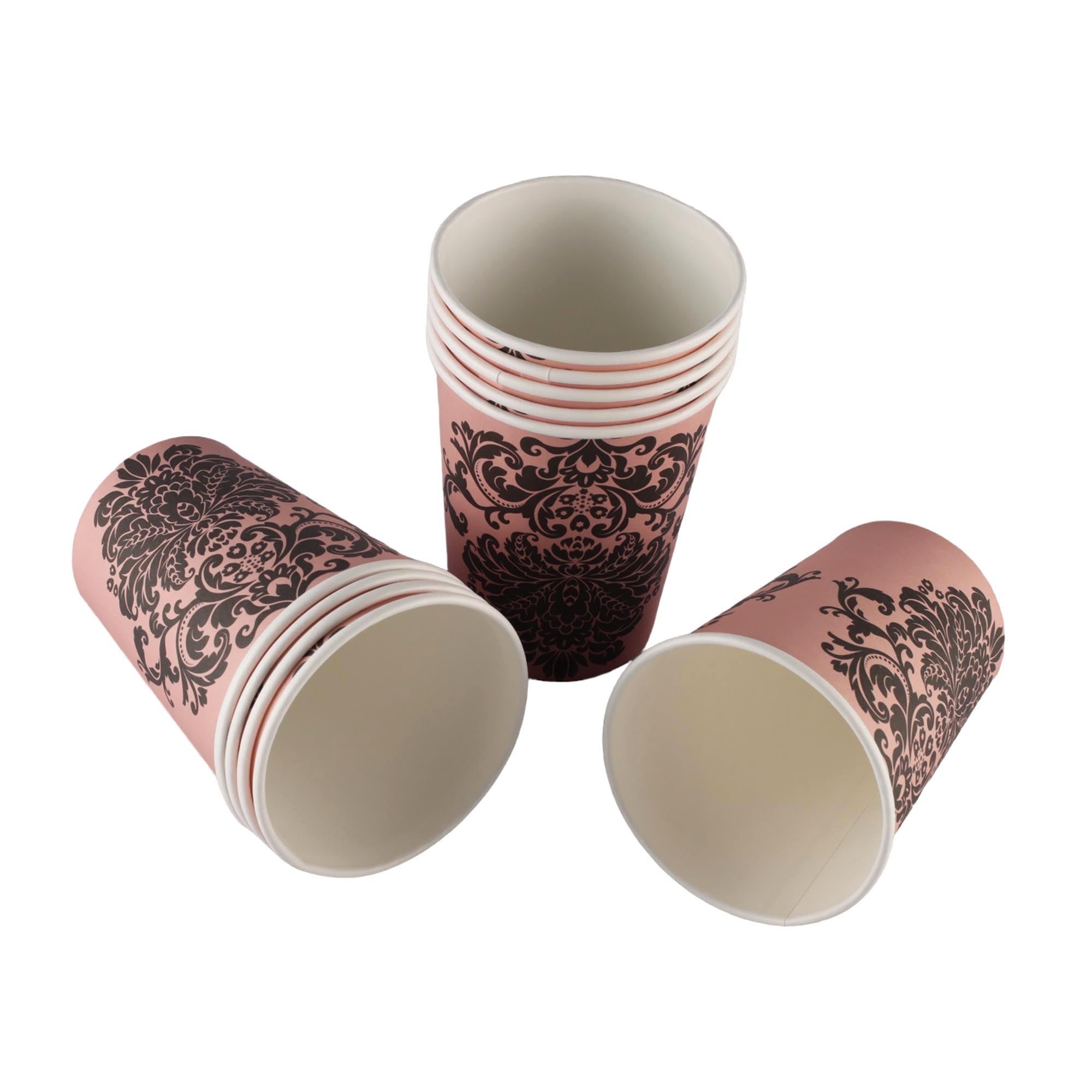 Party Paper Cups Rose Gold 260ml 10pack