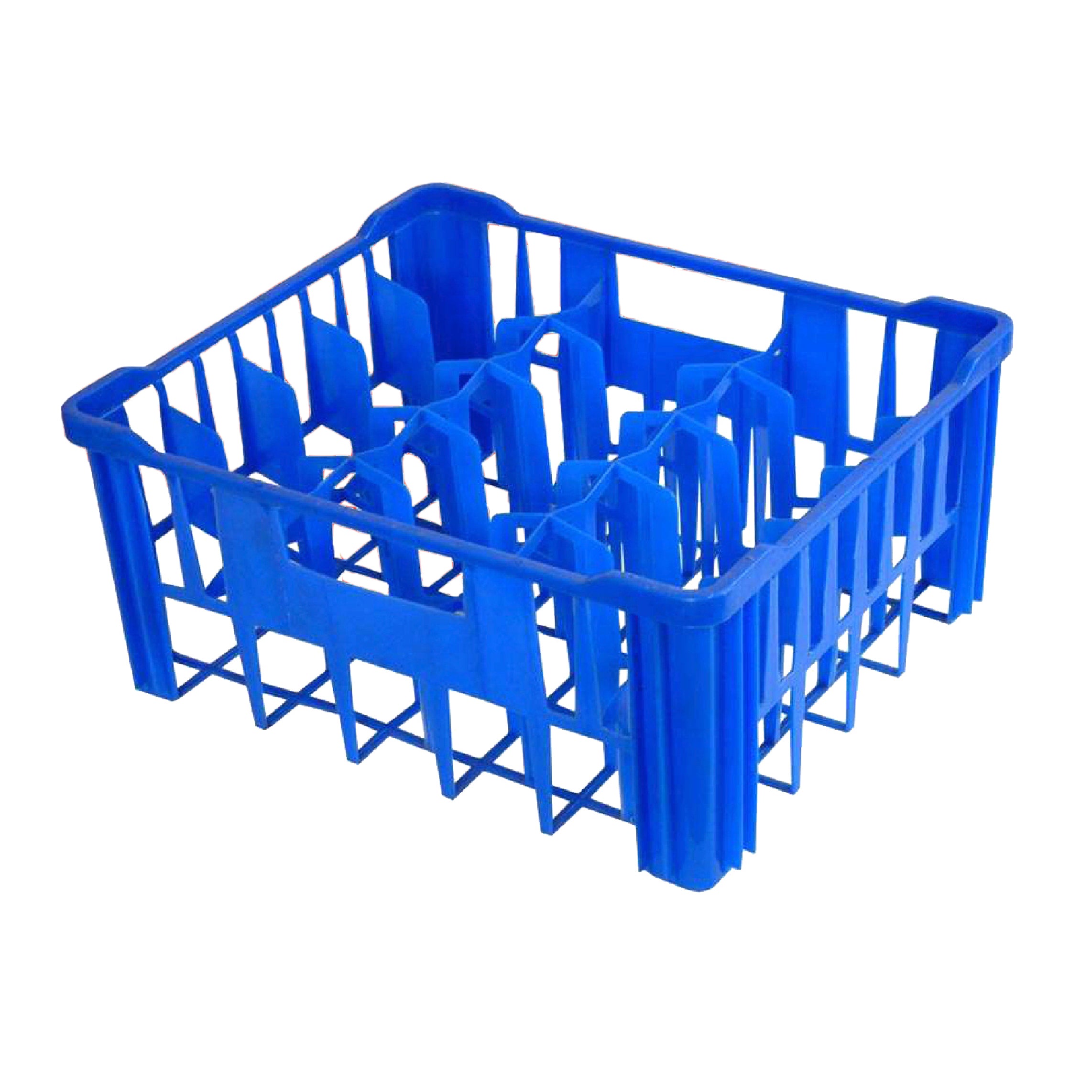 Blue Glass Crate Plastic fits 30x175ml Glass Tumbler