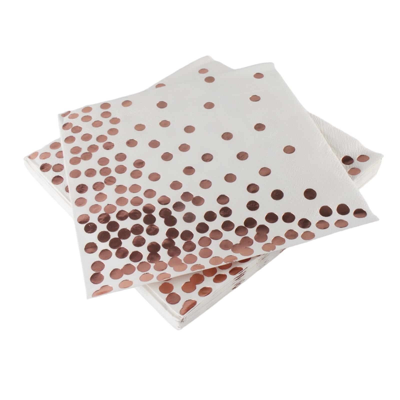 Luncheon Napkin Paper Serviettes 2ply 33x33cm Dot Print 20pack