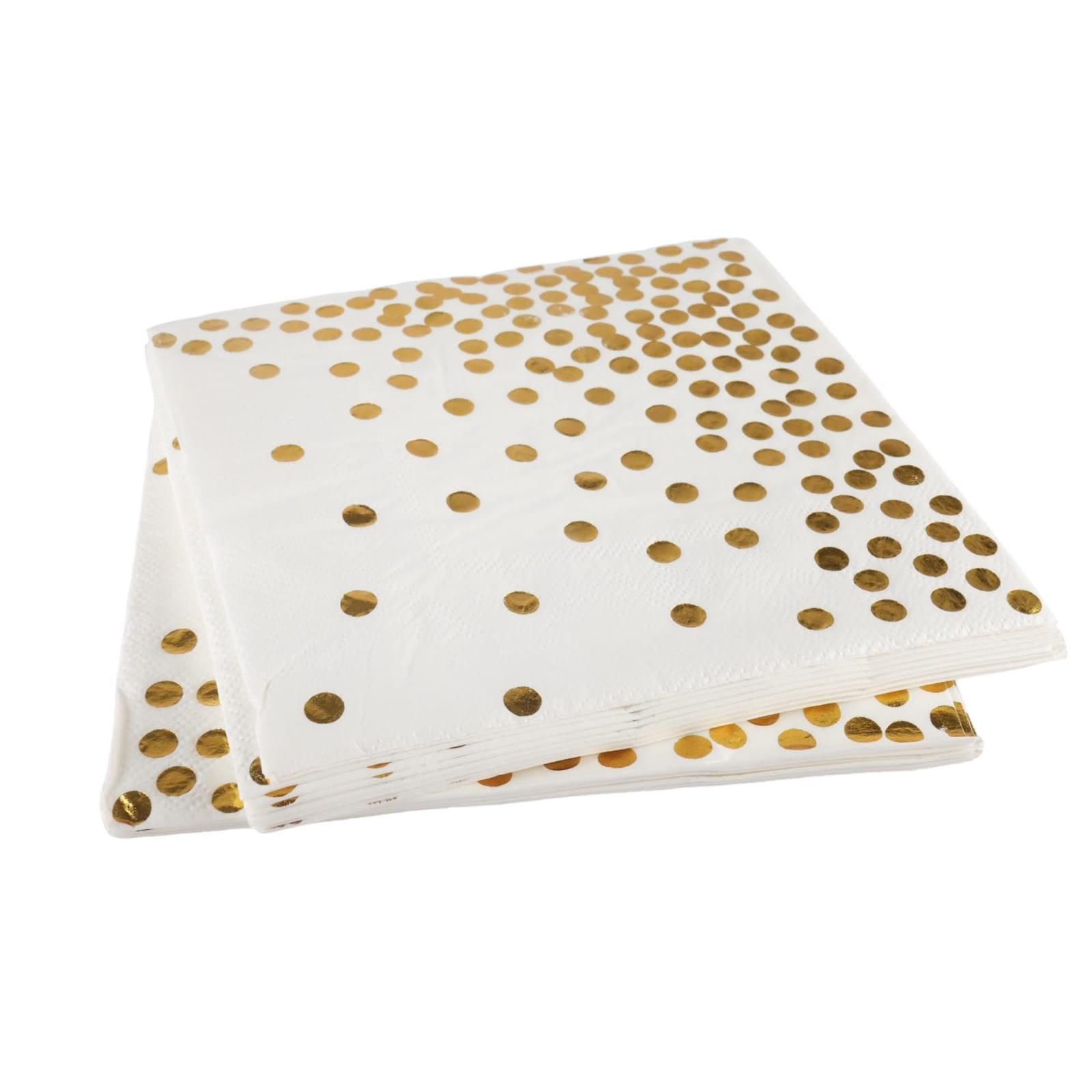 Luncheon Napkin Paper Serviettes 2ply 33x33cm Dot Print 20pack