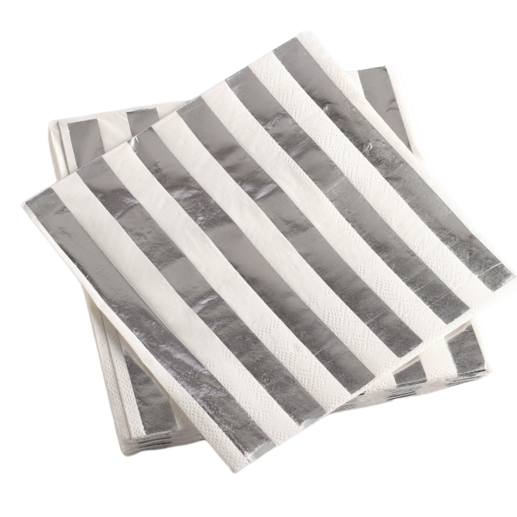 Luncheon Napkin Paper Serviettes 2ply RG Stripe 30x30cm