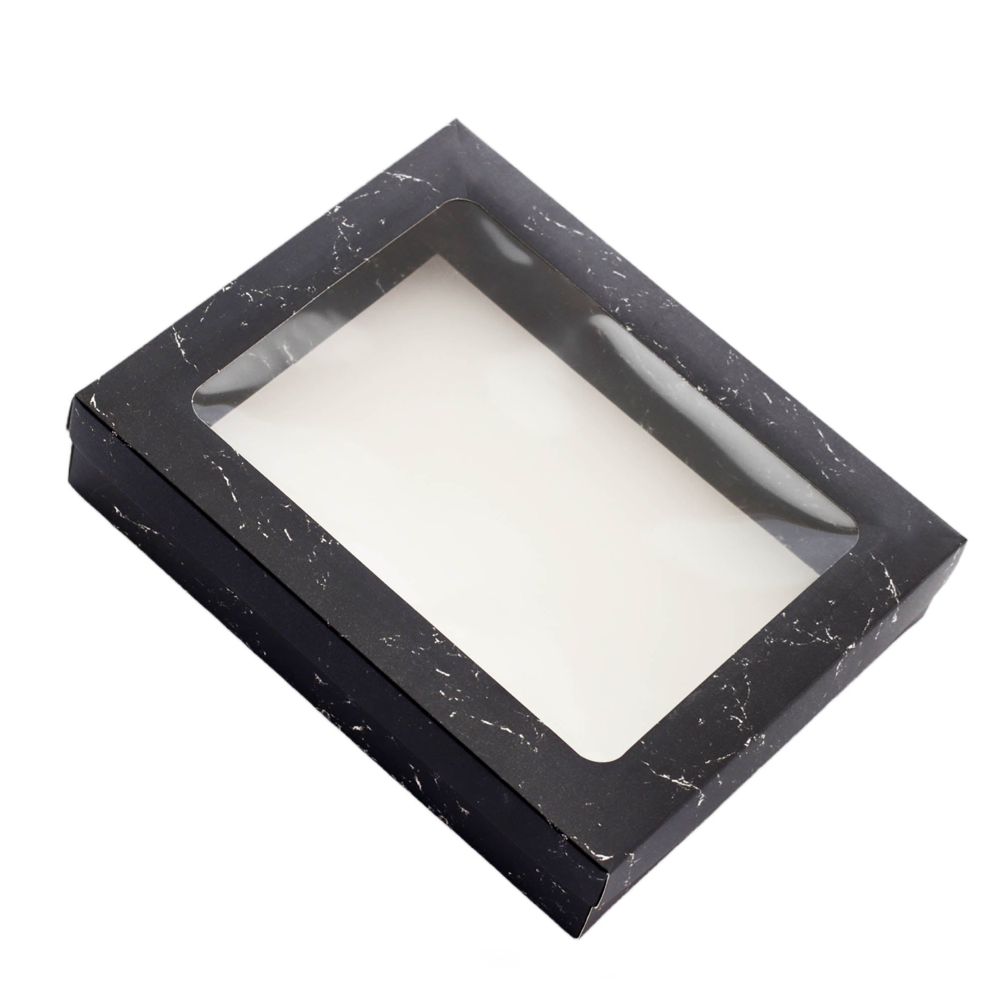 Gift Biscuit Paper Box Rectangle Marble Finish 24x19x5cm XPP606
