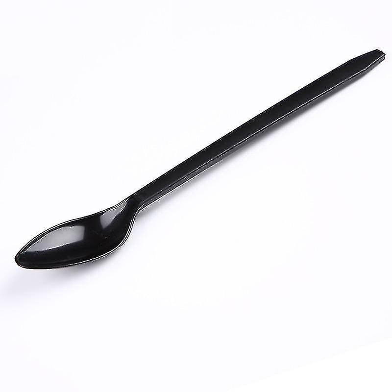 Disposable Dessert Spoons Black 100s