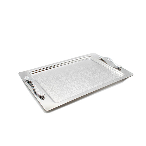 Stainless Steel Serving Trays 48.5cm x31.5cm Each