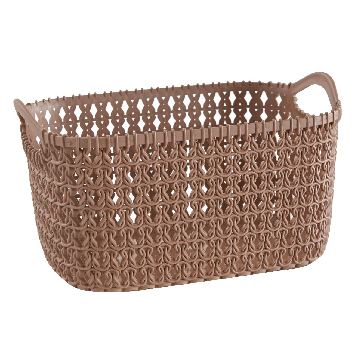 Plastic Basket Knit Medium Formosa 7149