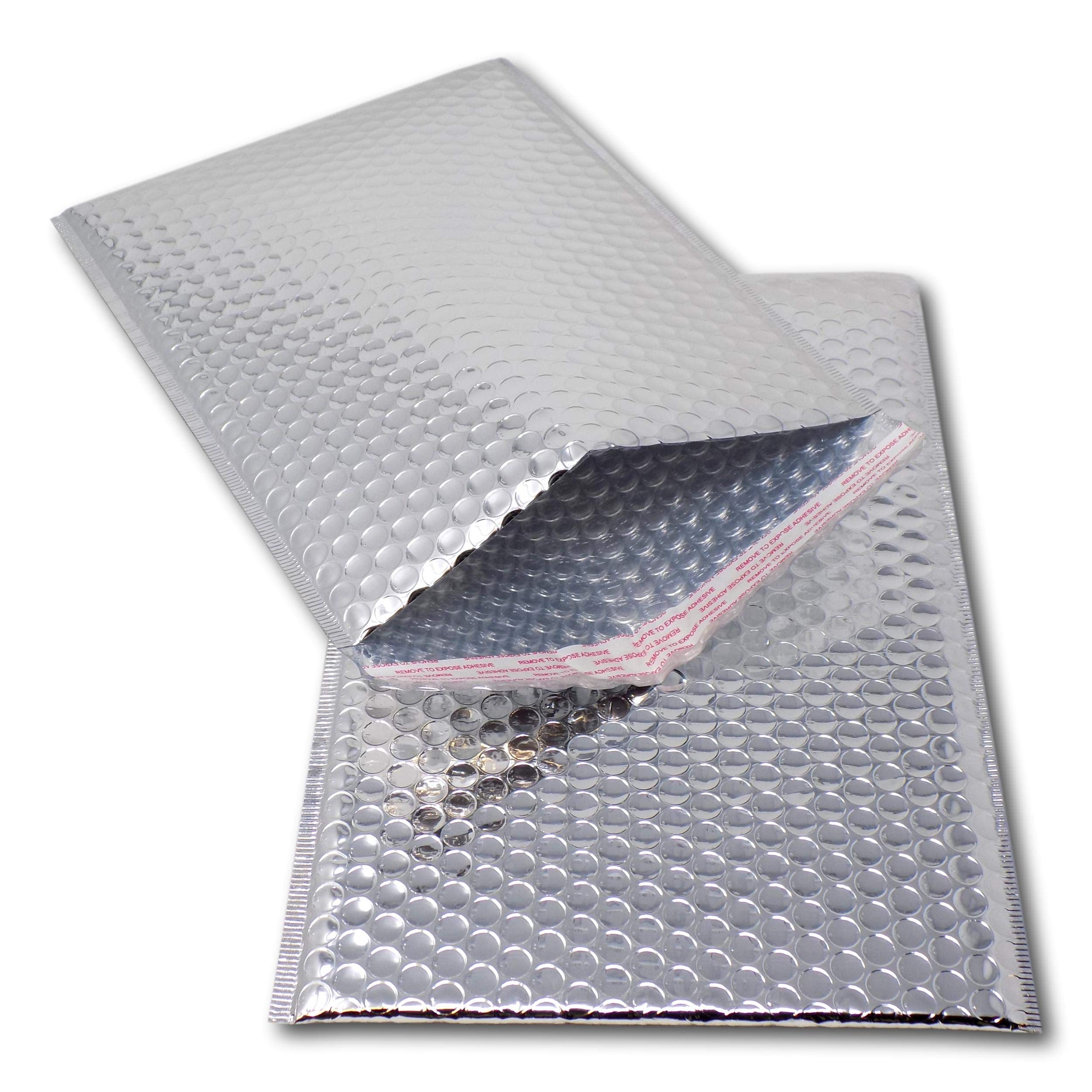 Bubble Pouch Mailer Bag Self-Seal Padded Envelope Silver