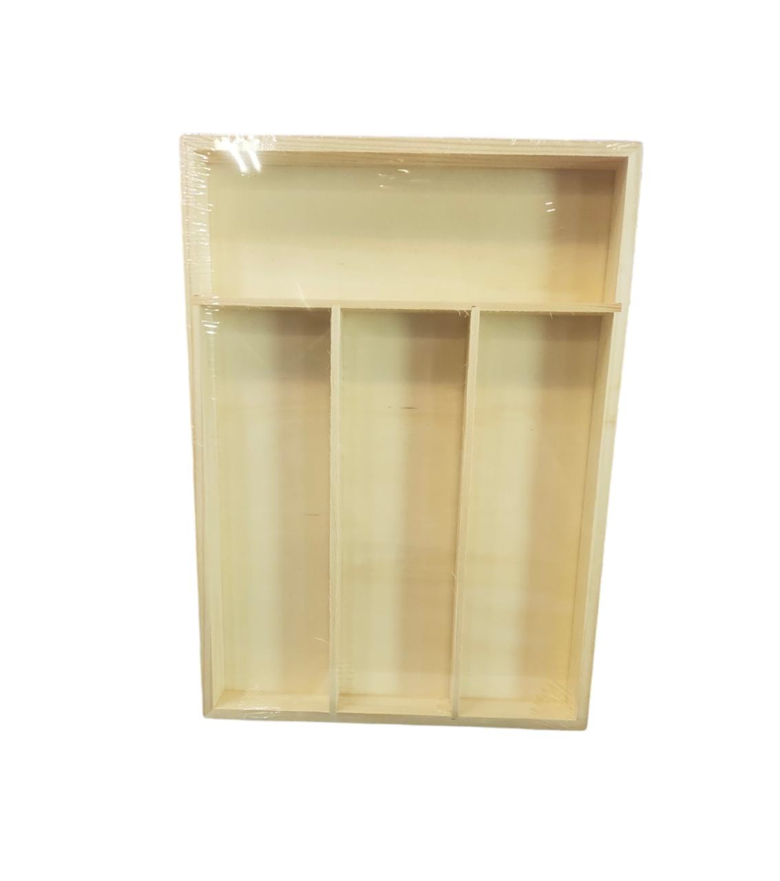 Wooden Cutlery Tray 4 Division 3x22.5x32cm