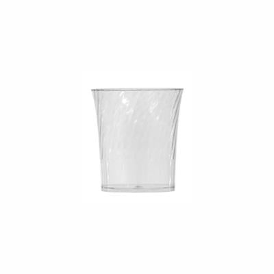 Regent Acrylic Mini Dessert Cup Round Fluted with Lid 10pack 35185
