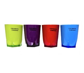 Acrylic Tumbler 400ml Small Two Tone Assorted Colour CH841