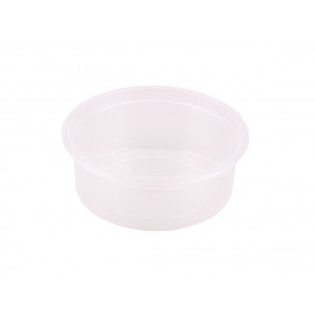 250ml Tub Clear Polyprop with Lid 10Pcs FCOV-PPTB250