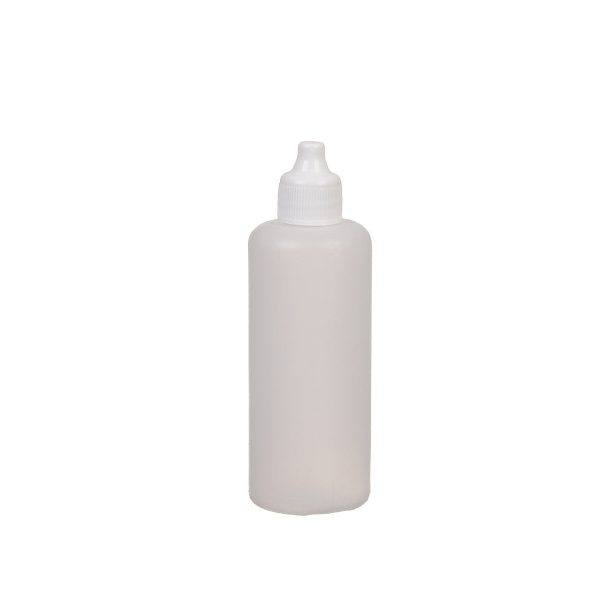 100ml HDPE Plastic Dropper Bottle Natural with Ratchet