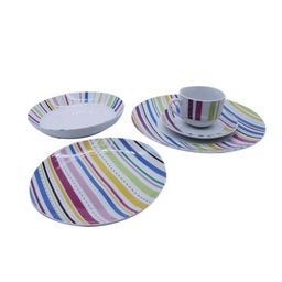 Ceramic Dinner Set 20Pcs Set Multi Colour Pique T0430-SGN1900