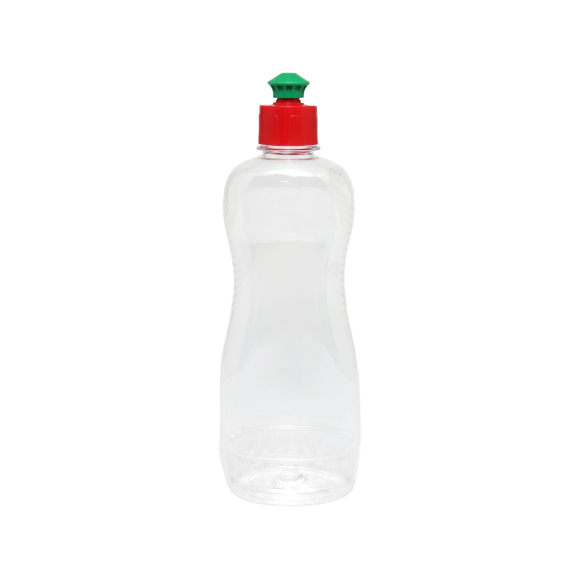 400ml Plastic Squeeze Dishwasher Bottle Clear BOT019