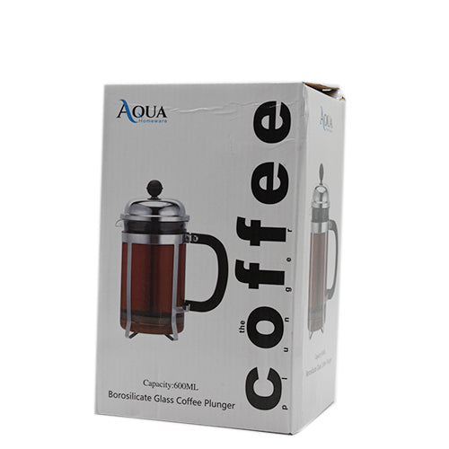 Aqua Coffee Plunger Silver 350ml 10608